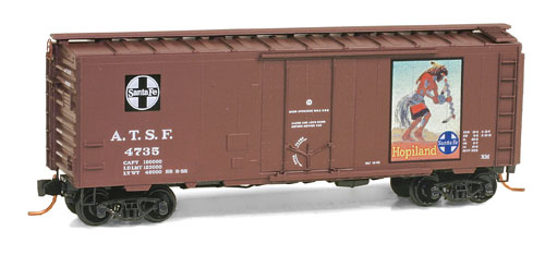 AT&SF - Box, Standard - Santa Fe Vintage Poster Set - Micro-Trains 021 51 019